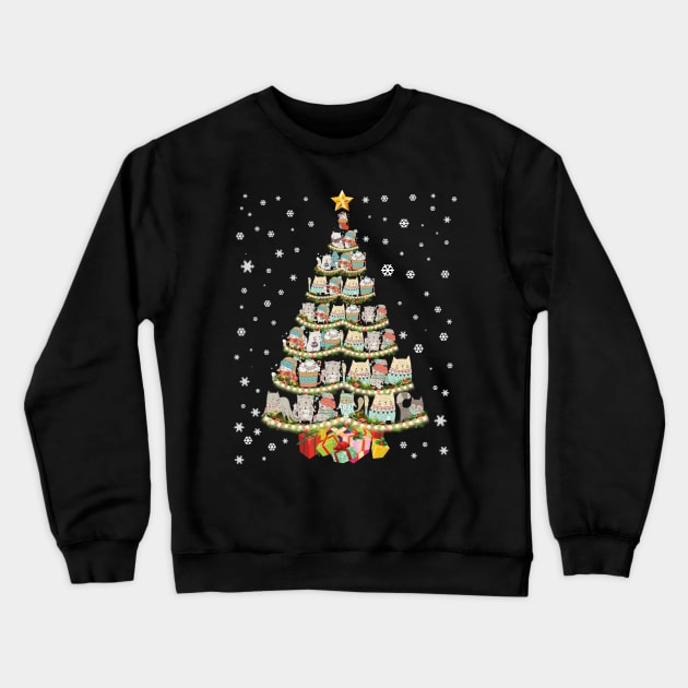 Simon's Cat Catty Christmas Crewneck Sweatshirt by mazurprop